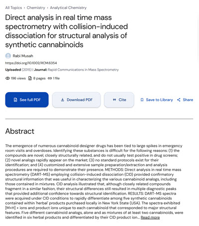 Direct analysis in real time mass spectrometry with collision-induced dissociation.jpg